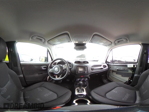 2017 Jeep Renegade Latitude with VIN ZACCJBBB8HPE73414, listed as a IAAI auction lot 41830671 with 105,227 mi miles. Bid and sale history available at carsss.com. Image 19.