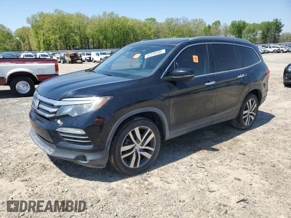 2018 Honda Pilot Touring with VIN 5FNYF6H93JB042446, listed as a Copart auction lot 52249195 with 111,044 mi miles and Salvage title. Bid and sale history available at DreamBid. Image 1.