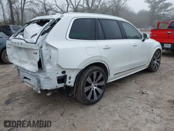 2023 Volvo XC90 Ultimate with VIN YV4062PA8P1959317, listed as a IAAI auction lot 41683784 with 16,972 mi miles and . Bid and sale history available at DreamBid. Image 4.