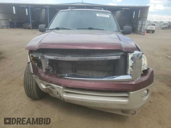 2010 Ford Expedition Eddie Bauer z VIN 1FMJU1J58AEA81659, wystawiony jako Copart lot #60632225 z przebiegiem 183 686 mil mil oraz Szkoda całkowita • Salvage title. Historia ofert i sprzedaży dostępna na DreamBid. Obrazek 5.