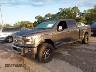2017 Ford F-150 XL with VIN 1FTFW1EG2HFC81439, listed as a IAAI auction lot 41995220 with 157,870 mi miles and . Bid and sale history available at carsss.com. Image 2.