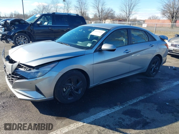 2022 Hyundai Elantra SEL with VIN 5NPLM4AG4NH081132, listed as a IAAI auction lot 41153021 with 22,705 mi miles and . Bid and sale history available at carsss.com. Image 17.