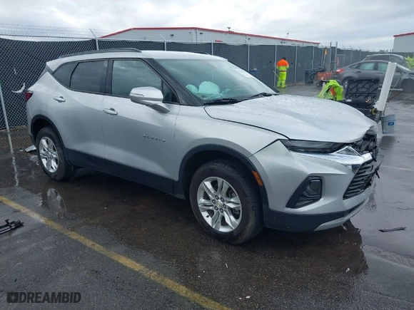 2020 Chevrolet Blazer LT with VIN 3GNKBDRS5LS592451, listed as a IAAI auction lot 41721191 with 78,341 mi miles. Bid and sale history available at carsss.com. Image 1.