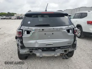 2021 Jeep Compass Altitude with VIN 3C4NJCBB8MT571232, listed as a Copart auction lot 62539405 with 42,977 mi miles and Salvage title. Bid and sale history available at DreamBid. Image 6.