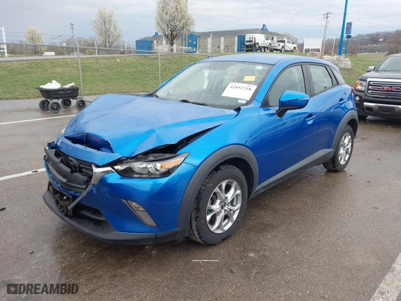 2016 Mazda CX-3 Touring with VIN JM1DKBC77G0112529, listed as a IAAI auction lot 41852258 with 134,412 mi miles. Bid and sale history available at carsss.com. Image 18.