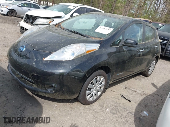 2014 Nissan LEAF SV z VIN 1N4AZ0CP9EC331545, wystawiony jako IAAI lot #41943715 z przebiegiem Nie podano mil oraz . Historia ofert i sprzedaży dostępna na DreamBid. Obrazek 2.