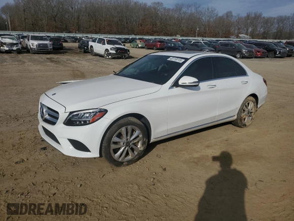 2019 Mercedes-Benz C 300 with VIN 55SWF8EB9KU291652, listed as a Copart auction lot 43119115 with Not Provided miles and Salvage Title. Bid and sale history available at carsss.com. Image 1.