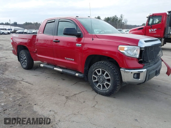 2017 Toyota Tundra SR z VIN 5TFUY5F14HX666949, wystawiony jako IAAI lot #41685402 z przebiegiem 108 628 mil mil oraz . Historia ofert i sprzedaży dostępna na DreamBid. Obrazek 1.