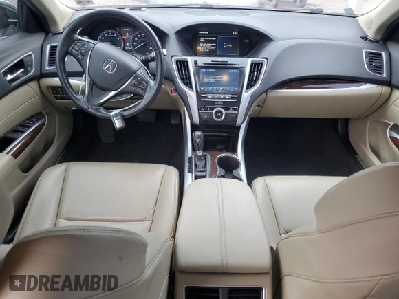 2020 Acura TLX with VIN 19UUB1F39LA003806, listed as a Copart auction lot 59588425 with 131,997 mi miles and Salvage title. Bid and sale history available at DreamBid. Image 8.