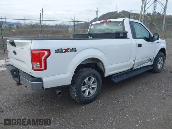 2016 Ford F-150 XL with VIN 1FTMF1EF4GKE09829, listed as a IAAI auction lot 41947402 with 124,150 mi miles and . Bid and sale history available at DreamBid. Image 4.