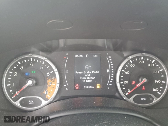 2018 Jeep Renegade Sport z VIN ZACCJBAB6JPG92329, wystawiony jako Copart lot #50967645 z przebiegiem 61 256 mil mil oraz Szkoda całkowita • Salvage title. Historia ofert i sprzedaży dostępna na DreamBid. Obrazek 9.