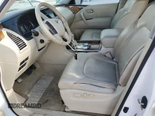 2012 Infiniti QX56 8-passenger with VIN JN8AZ2NDXC9716412, listed as a Copart auction lot 78331614 with 198,909 mi miles and Clean Title. Bid and sale history available at carsss.com. Image 7.