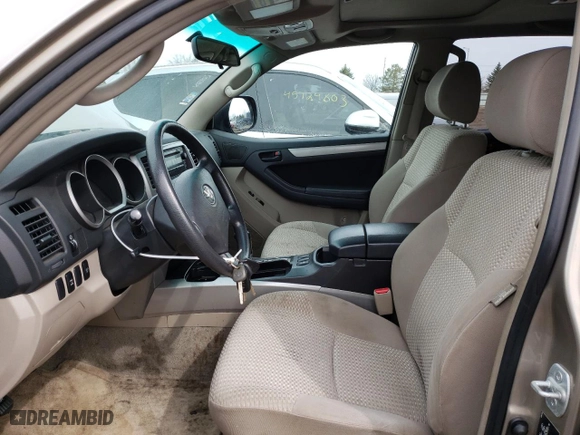 2007 Toyota 4Runner SR5 with VIN JTEBU14R670108768, listed as a Copart auction lot 45582503 with 102,890 mi miles and Salvage Title. Bid and sale history available at carsss.com. Image 7.