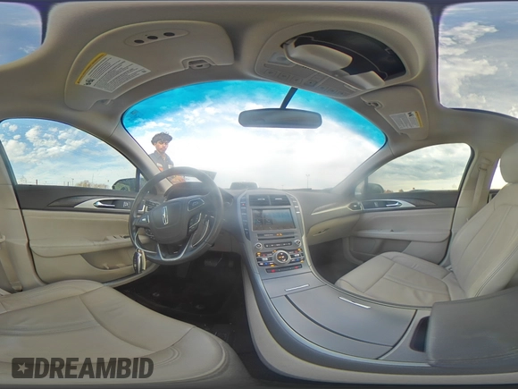 2017 Lincoln MKZ Select with VIN 3LN6L5CC6HR624896, listed as a Copart auction lot 74998444 with 99,078 mi miles and Salvage Title. Bid and sale history available at DreamBid. Image 13.