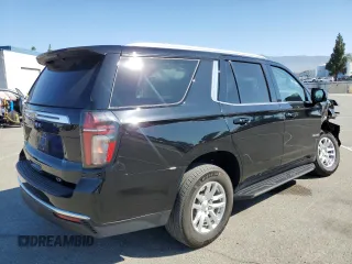 2023 Chevrolet Tahoe LT with VIN 1GNSKNKD5PR262044, listed as a Copart auction lot 63127975 with 34,333 mi miles and Salvage title. Bid and sale history available at DreamBid. Image 3.