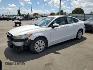 2019 Ford Fusion S with VIN 3FA6P0G76KR229610, listed as a Copart auction lot 51007905 with Not Provided miles and Clean Title. Bid and sale history available at carsss.com. Image 1.