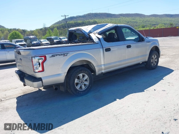 2015 Ford F-150 XLT with VIN 1FTEW1EP0FFC89631, listed as a IAAI auction lot 42101748 with 120,364 mi miles and . Bid and sale history available at DreamBid. Image 4.