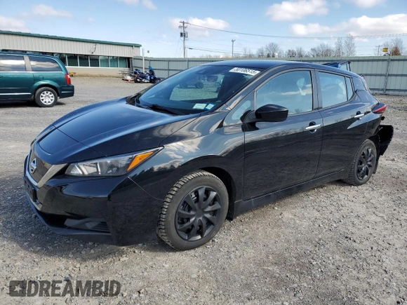 2022 Nissan LEAF S with VIN 1N4AZ1BVXNC563237, listed as a Copart auction lot 50106515 with 44,295 mi miles and Salvage Title. Bid and sale history available at DreamBid. Image 1.