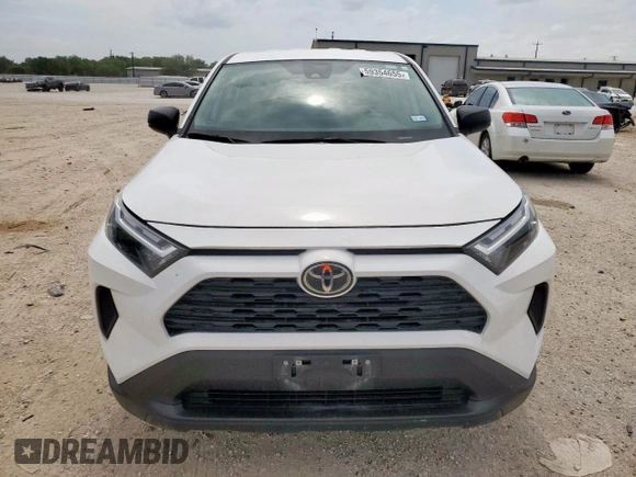 2023 Toyota RAV4 LE with VIN 2T3H1RFV4PC232972, listed as a Copart auction lot 59354655 with 27,884 mi miles and Salvage title. Bid and sale history available at DreamBid. Image 5.