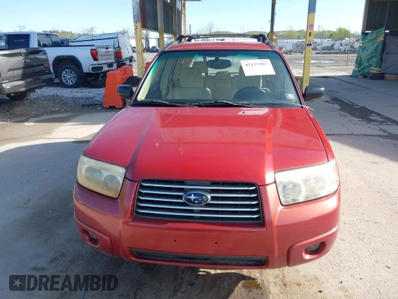 2006 Subaru Forester 2.5 X with VIN JF1SG63626H728782, listed as a IAAI auction lot 42133987 with 140,511 mi miles. Bid and sale history available at carsss.com. Image 6.