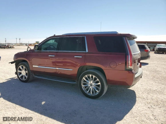 2017 Cadillac Escalade Luxury with VIN 1GYS4BKJ5HR182696, listed as a Copart auction lot 47000395 with 96,540 mi miles and Salvage Title. Bid and sale history available at carsss.com. Image 2.