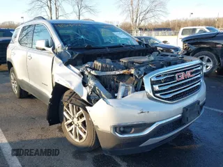 2017 GMC Acadia SLE with VIN 1GKKNLLS1HZ164054, listed as a IAAI auction lot 41542449 with 201,936 mi miles. Bid and sale history available at carsss.com. Image 1.