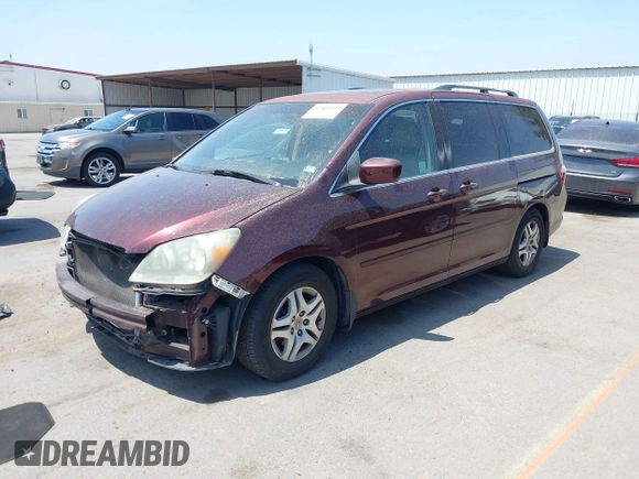 2007 Honda Odyssey EX-L с VIN 5FNRL38637B439312, выставлен на аукционе IAAI как лот 42404344 с пробегом 160 042 миль миль и . История ставок и продаж доступна на DreamBid. Изображение 2.