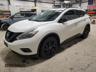 2018 Nissan Murano SL with VIN 5N1AZ2MH9JN134849, listed as a Copart auction lot 44144425 with 198,823 mi miles and Clean Title. Bid and sale history available at carsss.com. Image 1.