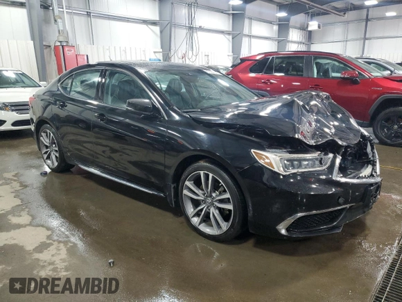 2020 Acura TLX w/Technology Pkg with VIN 19UUB3F43LA004051, listed as a Copart auction lot 47397835 with 55,765 mi miles and Salvage Title. Bid and sale history available at carsss.com. Image 4.