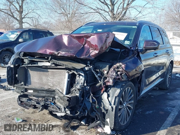 2023 Hyundai Palisade Calligraphy z VIN KM8R7DGE8PU534745, wystawiony jako IAAI lot #41387513 z przebiegiem 36 036 mil mil oraz . Historia ofert i sprzedaży dostępna na DreamBid. Obrazek 6.