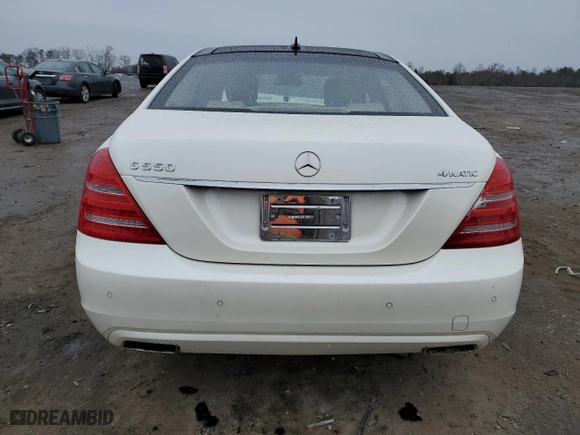 2012 Mercedes-Benz S-Class S 550 with VIN WDDNG9EB6CA454967, listed as a Copart auction lot 83732304 with 115,828 mi miles and Salvage Title. Bid and sale history available at carsss.com. Image 6.