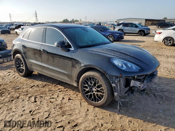 2018 Porsche Macan S with VIN WP1AB2A56JLB35650, listed as a Copart auction lot 57789255 with 59,025 mi miles and Salvage title. Bid and sale history available at DreamBid. Image 4.