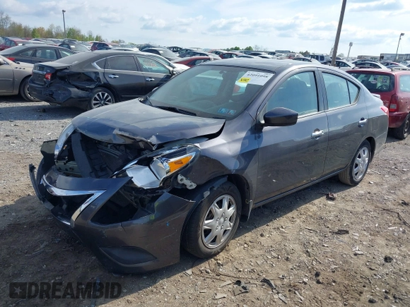 2015 Nissan Versa SV with VIN 3N1CN7AP7FL876601, listed as a IAAI auction lot 42091098 with 106,824 mi miles and . Bid and sale history available at DreamBid. Image 2.
