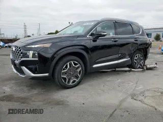 2023 Hyundai Santa Fe Limited z VIN KM8S7DA25PU069566, wystawiony jako Copart lot #55275305 z przebiegiem 15 468 mil mil oraz Szkoda całkowita • Salvage title. Historia ofert i sprzedaży dostępna na DreamBid. Obrazek 1.