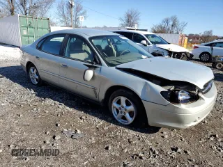 2003 Ford Taurus SE Standard with VIN 1FAFP53U53G225534, listed as a Copart auction lot 50206975 with 216,667 mi miles and Salvage Title. Bid and sale history available at DreamBid. Image 4.