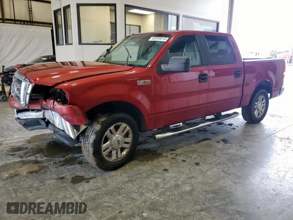 2008 Ford F-150 XL with VIN 1FTRW12W48FB48853, listed as a Copart auction lot 60558615 with Not provided miles and Salvage title. Bid and sale history available at DreamBid. Image 1.
