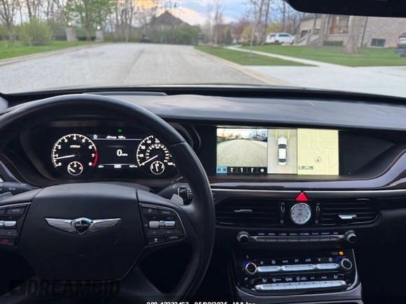 2019 Genesis G90 Ultimate with VIN KMHG54JH9KU053279, listed as a IAAI auction lot 42232463 with 4,271 mi miles and . Bid and sale history available at DreamBid. Image 13.