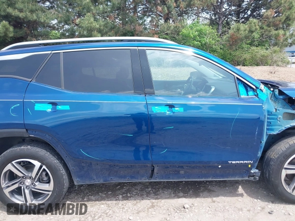 2020 GMC Terrain SLT z VIN 3GKALVEV5LL135015, wystawiony jako IAAI lot #42183360 z przebiegiem 95 549 mil mil oraz . Historia ofert i sprzedaży dostępna na DreamBid. Obrazek 14.