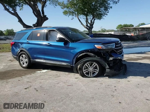 2021 Ford Explorer XLT with VIN 1FMSK7DH7MGA57087, listed as a Copart auction lot 52287815 with 51,541 mi miles and Non Repairable. Bid and sale history available at carsss.com. Image 11.