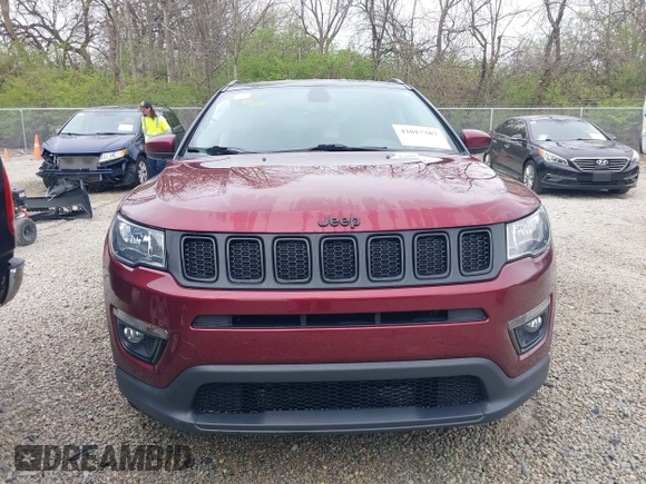 2021 Jeep Compass Altitude with VIN 3C4NJDBB6MT530958, listed as a IAAI auction lot 42017387 with 68,023 mi miles and . Bid and sale history available at DreamBid. Image 12.