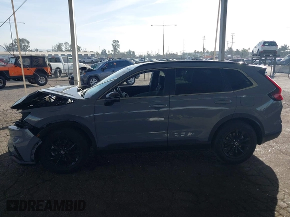 2024 Honda CR-V Sport with VIN 7FARS5H54RE032726, listed as a IAAI auction lot 41170387 with 19,721 mi miles and . Bid and sale history available at DreamBid. Image 15.