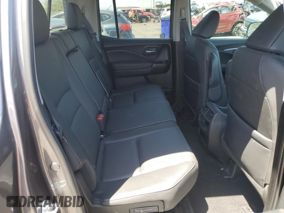 2022 Honda Ridgeline RTL-E with VIN 5FPYK3F73NB039135, listed as a Copart auction lot 60512115 with 27,348 mi miles and Salvage title. Bid and sale history available at DreamBid. Image 10.