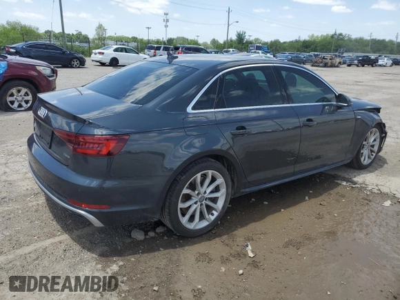 2019 Audi A4 Prestige with VIN WAUFNAF41KA016861, listed as a Copart auction lot 57827764 with 81,452 mi miles and Salvage Title. Bid and sale history available at carsss.com. Image 3.