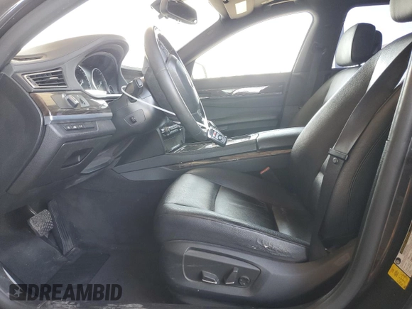 2013 BMW 7 Series 740Li with VIN WBAYE4C5XDD136800, listed as a Copart auction lot 51966905 with Not provided miles and Salvage title. Bid and sale history available at DreamBid. Image 7.