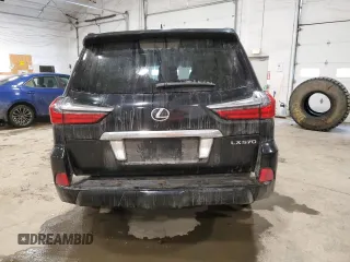 2017 Lexus LX with VIN JTJHY7AX2H4227448, listed as a Copart auction lot 42993885 with 110,846 mi miles and Salvage Title. Bid and sale history available at carsss.com. Image 6.