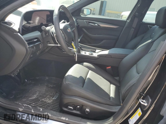 2025 Cadillac CT5 Premium Luxury with VIN 1G6DN5RW9S0100224, listed as a Copart auction lot 71603314 with 1,029 mi miles and Salvage title. Bid and sale history available at DreamBid. Image 7.