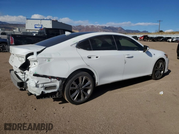 2019 Lexus ES 350 with VIN 58ABZ1B11KU005976, listed as a Copart auction lot 80790654 with 102,408 mi miles and Salvage Title. Bid and sale history available at DreamBid. Image 3.