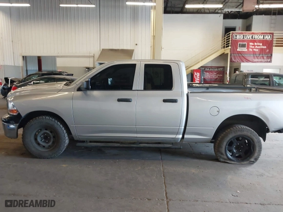 2010 Dodge Ram 1500 ST with VIN 1D7RB1GK5AS209390, listed as a IAAI auction lot 40315599 with 145,119 mi miles. Bid and sale history available at carsss.com. Image 15.