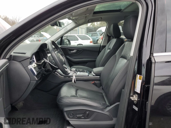 2020 Audi Q7 Premium Plus with VIN WA1LXAF70LD004740, listed as a Copart auction lot 87315404 with 55,158 mi miles and Salvage Title. Bid and sale history available at carsss.com. Image 7.