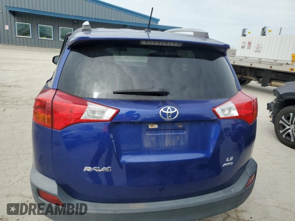 2015 Toyota RAV4 LE with VIN 2T3BFREV8FW382816, listed as a Copart auction lot 49743605 with 0 mi miles and Salvage Title. Bid and sale history available at carsss.com. Image 6.